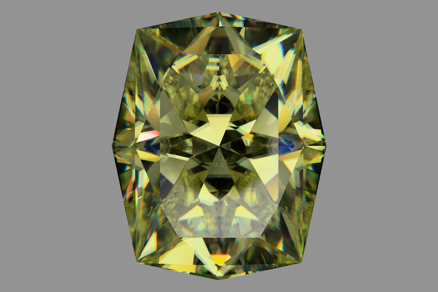 The same design rendered as rutile